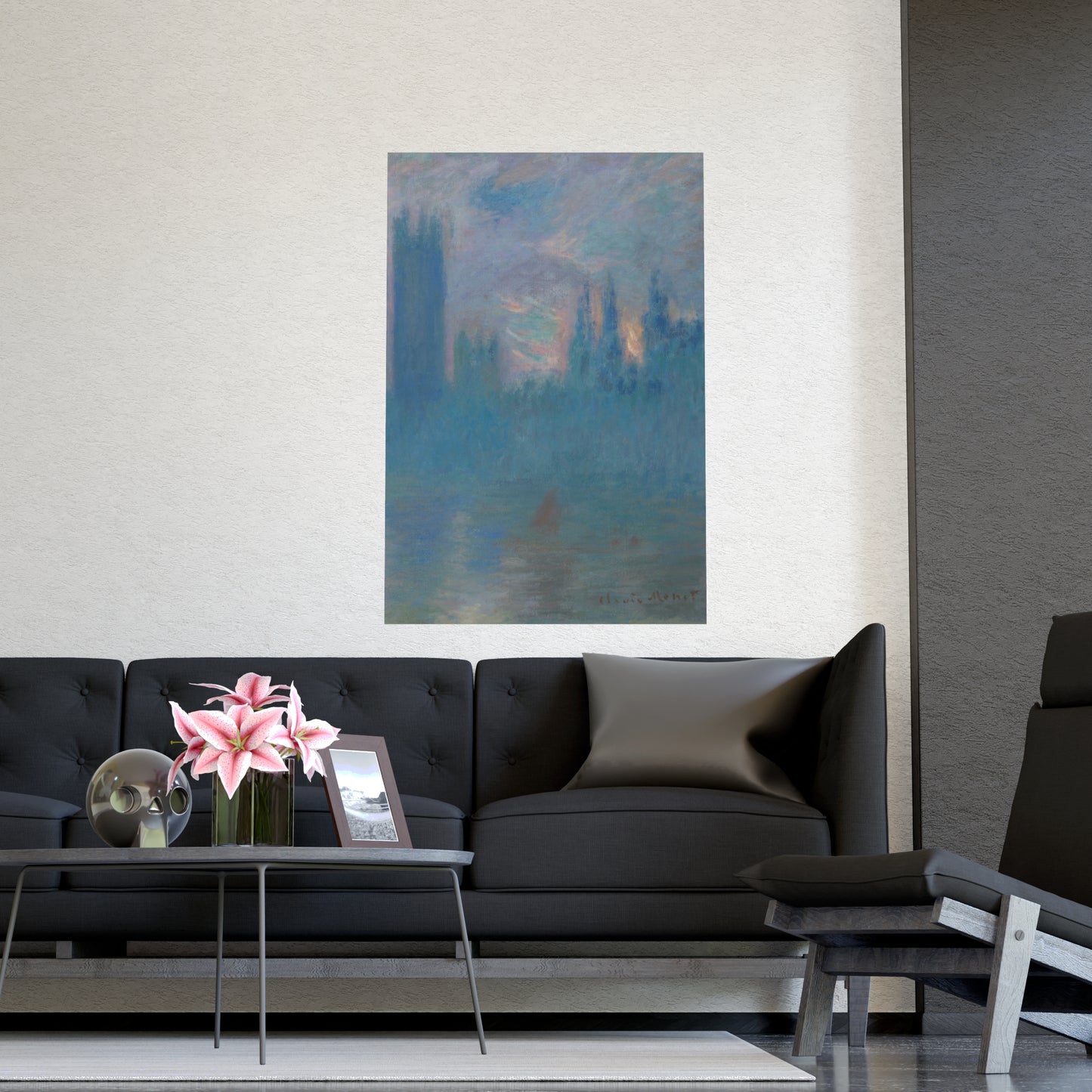 Houses of Parliament London - Monet Fine Art Poster