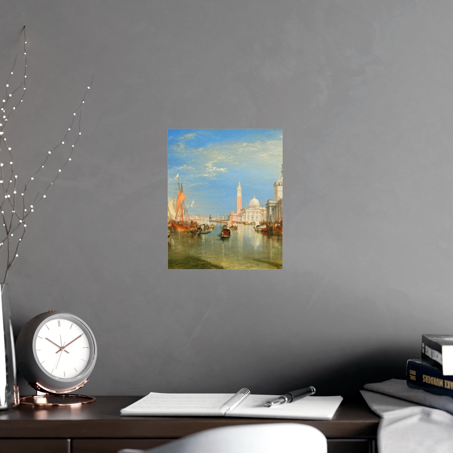 Venice Dogana and San Giorgio Maggiore - Turner Fine Art Poster