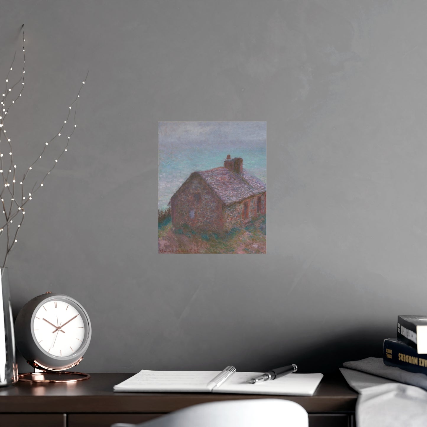 The Customs House at Varengeville - Monet Fine Art Poster