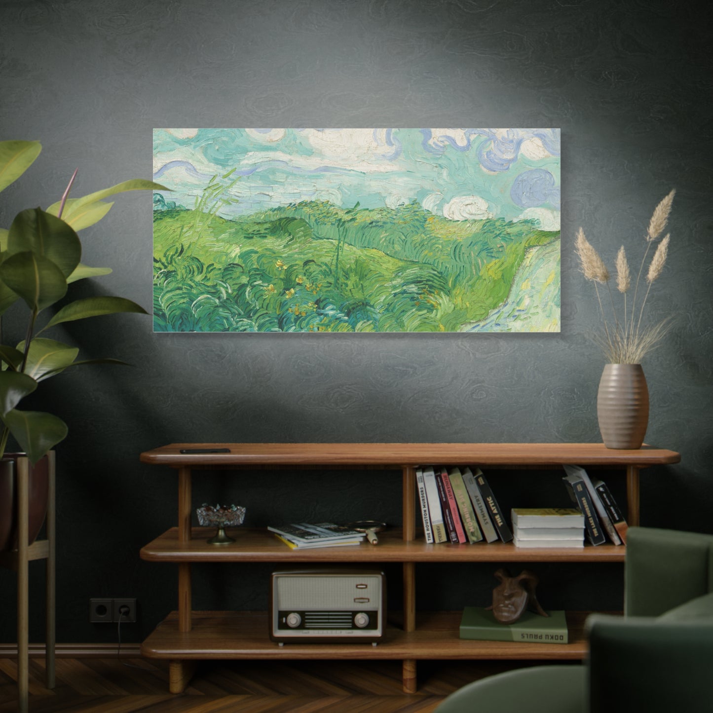 Vincent van Gogh - Green Wheat Fields Fine Art Canvas Print