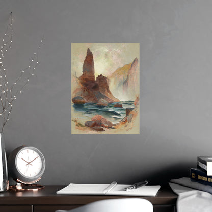 Tower Falls Yellowstone - American West Fine Art Poster