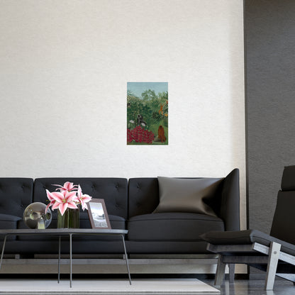 Tropical Forest with Monkeys - Rousseau Fine Art Poster