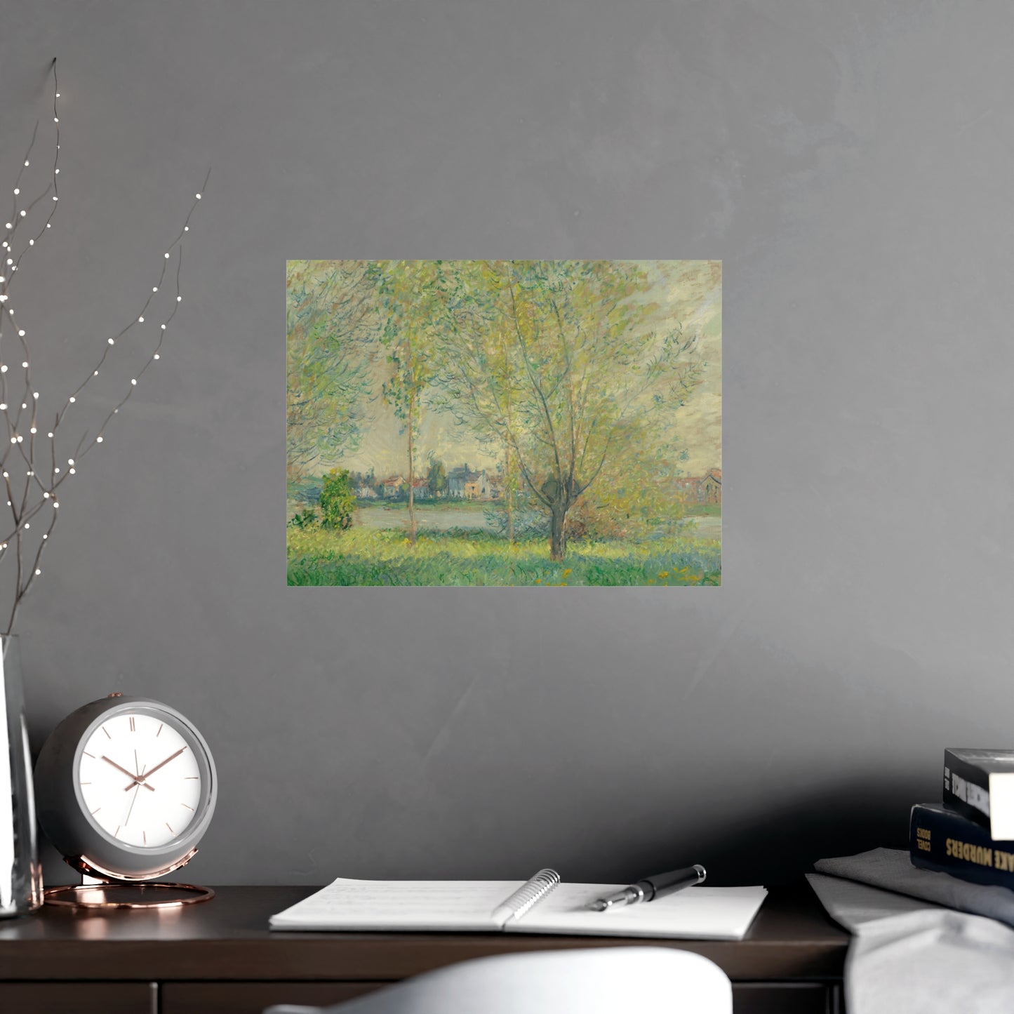 The Willows - Peaceful Landscape Fine Art Poster