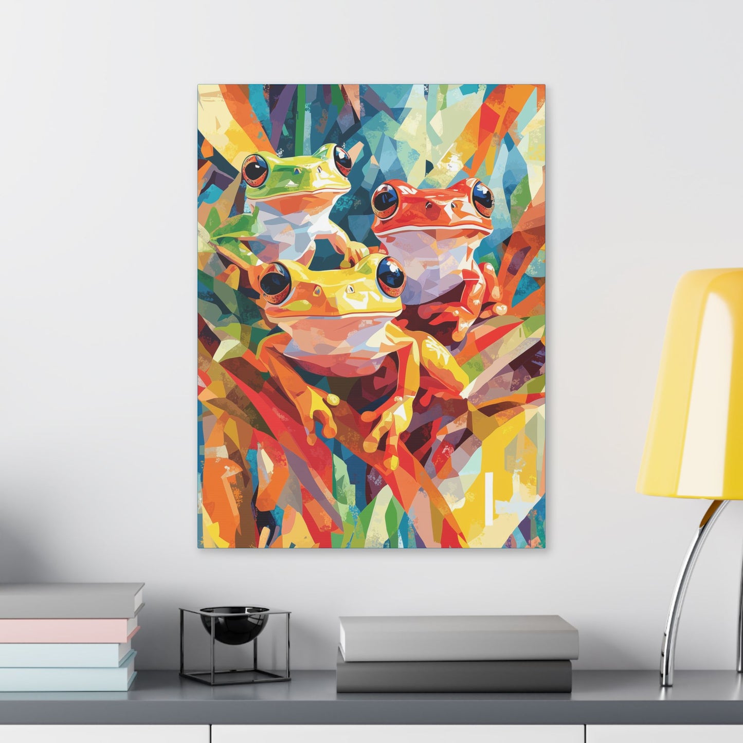 Frogs are Friends - Delight in Nature Series - Fine Art Print on Canvas