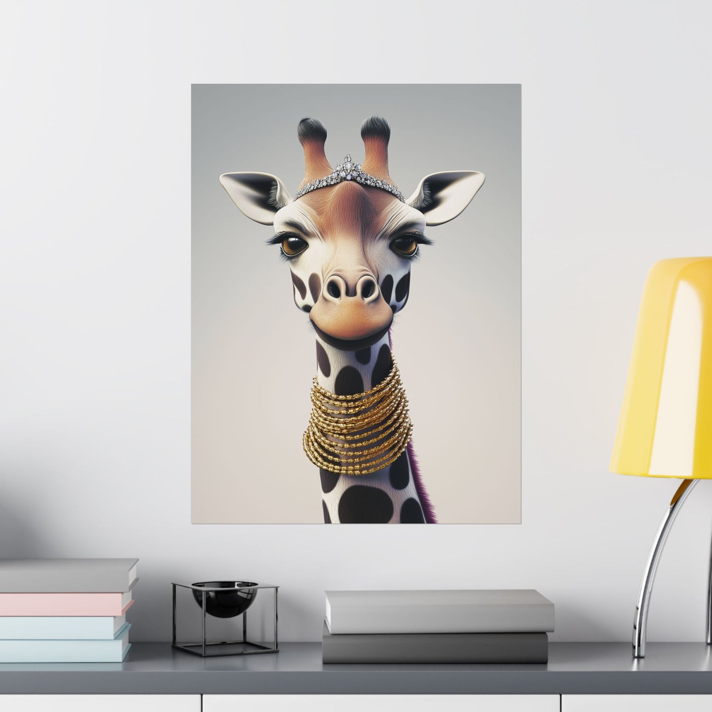 Adventure Awaits - His & Hers Giraffe Fine Art Prints (A) - Whimsical Animals - Home Décor - Wedding Gift