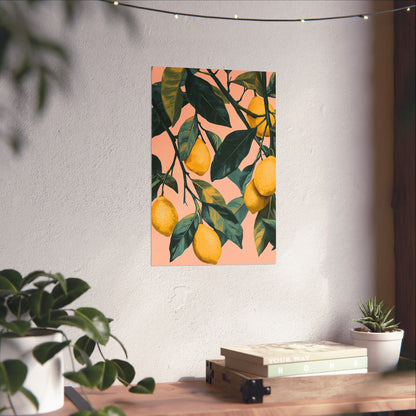 Lovely Lemons Botanical Fine Art Print