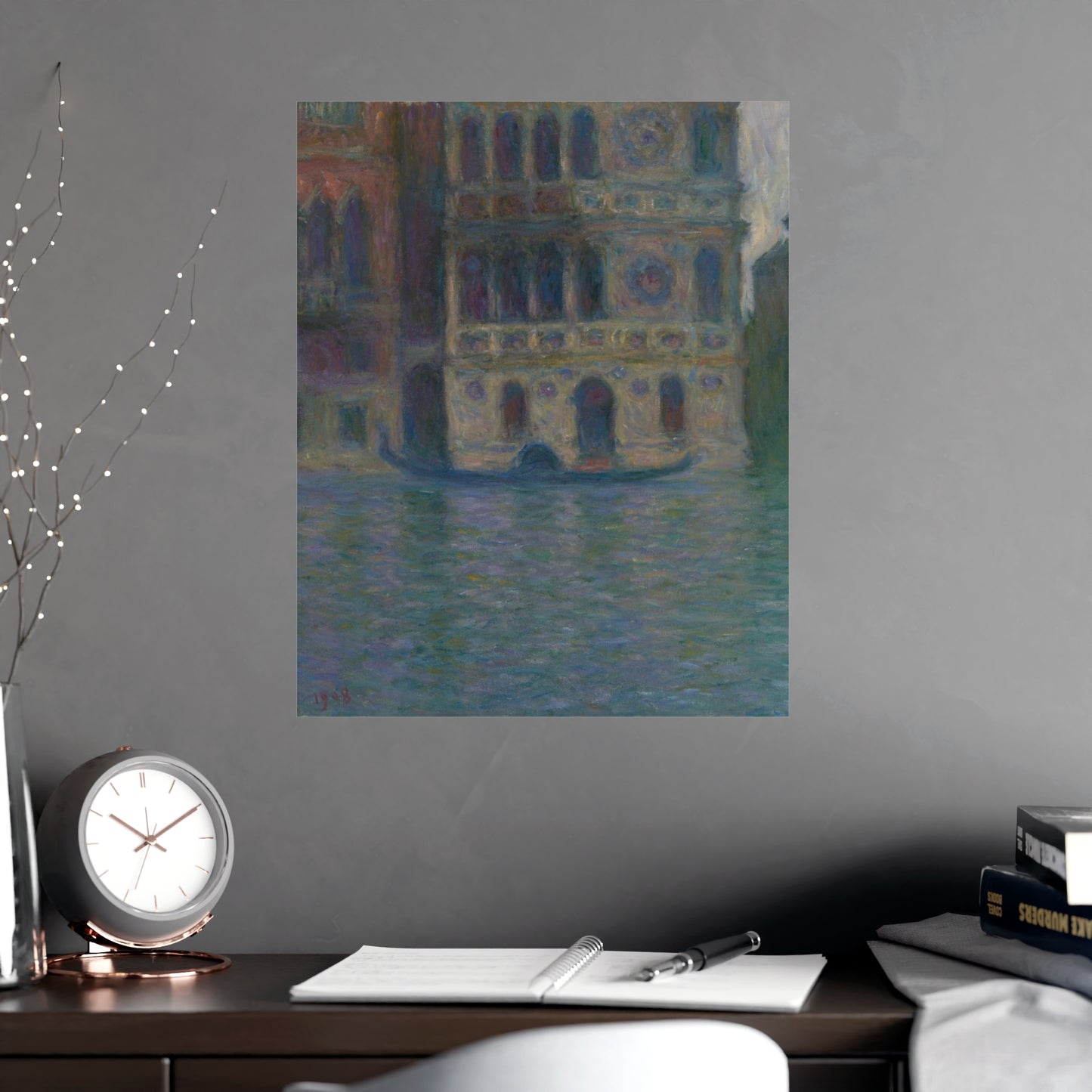 Venice Palazzo Dario - Monet Fine Art Poster