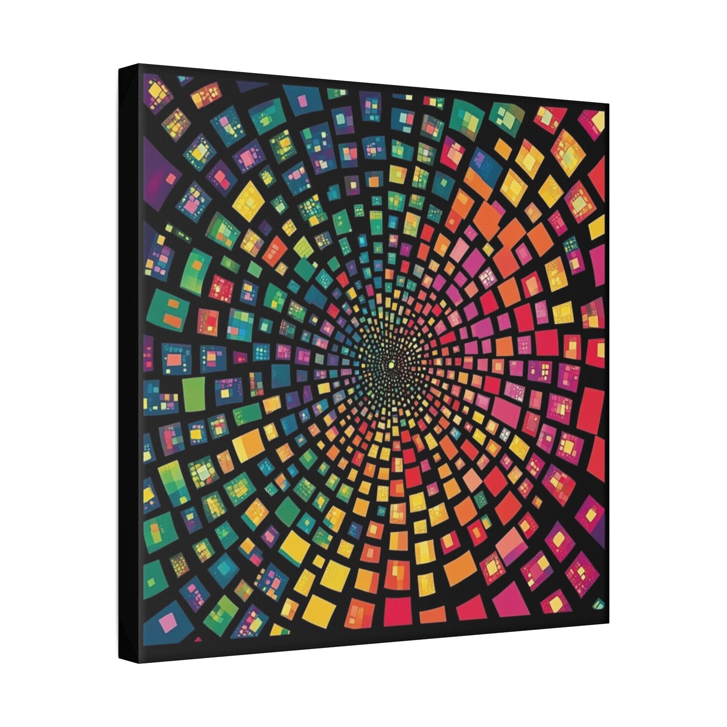 Chameleon Squares on Canvas
