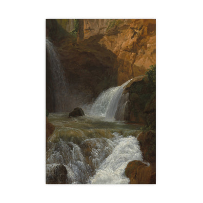 Waterfalls at Tivoli - Italian Landscape Fine Art Poster