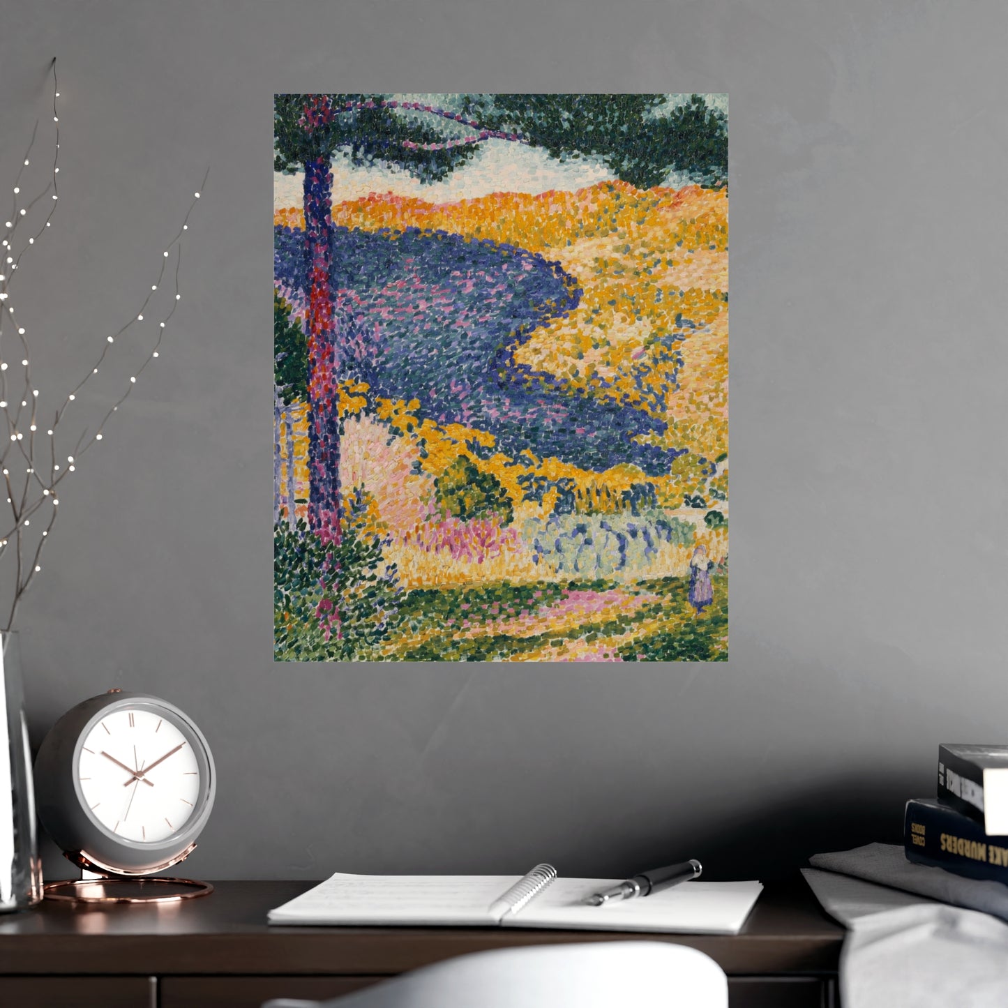 Valley with Fir Shade on the Mountain - Museum Collection - Fine Art Poster