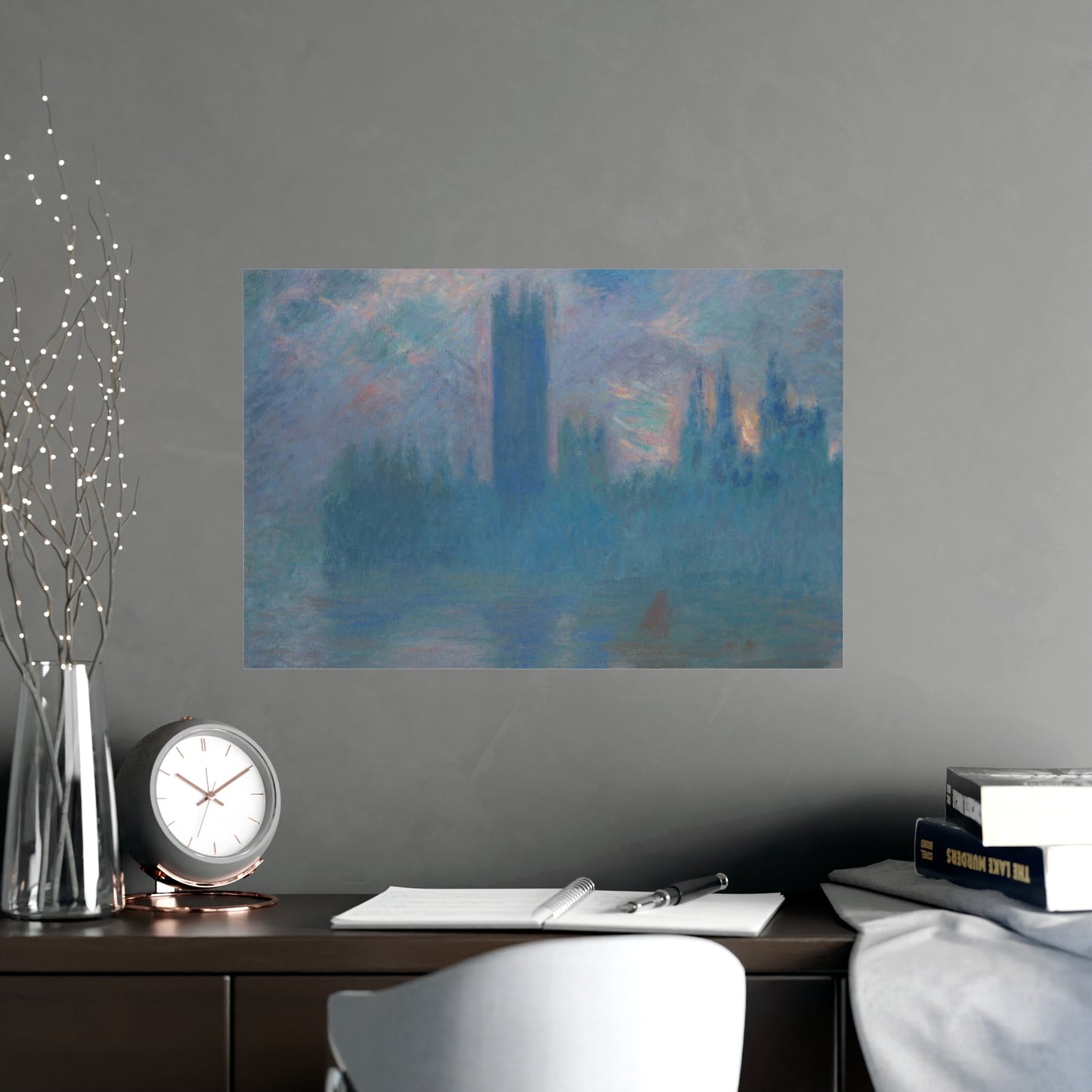 Houses of Parliament London - Monet Fine Art Poster