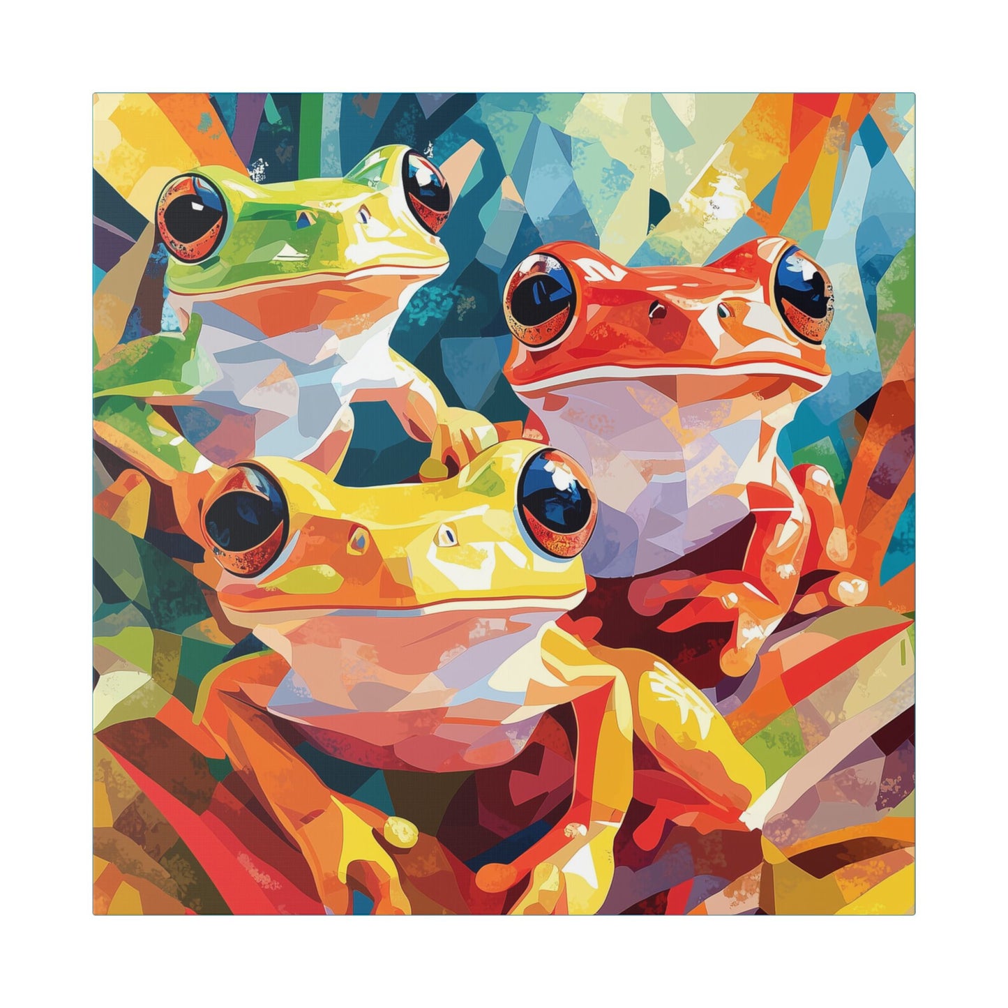 Frogs are Friends - Delight in Nature Series - Fine Art Print on Canvas