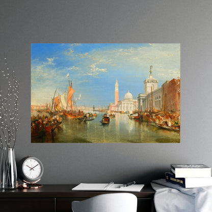 Venice Dogana and San Giorgio Maggiore - Turner Fine Art Poster