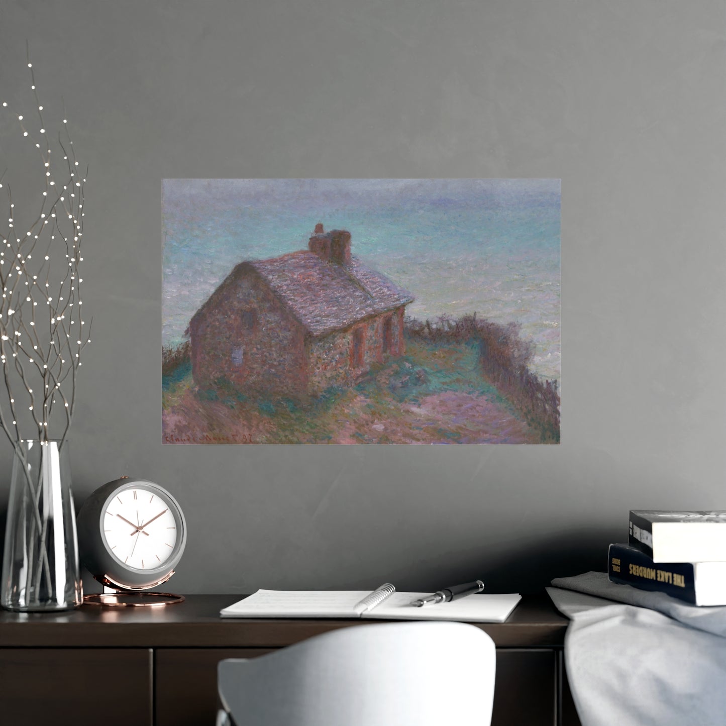 The Customs House at Varengeville - Monet Fine Art Poster