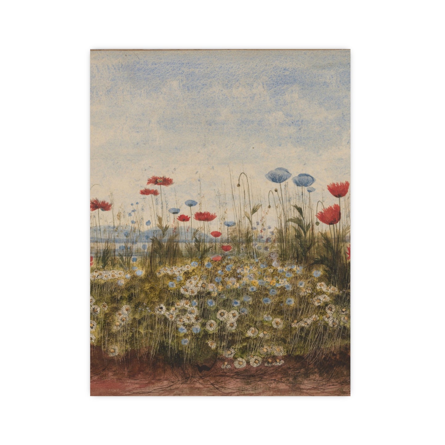 Wildflower Scene - Museum Collection - Fine Art Poster