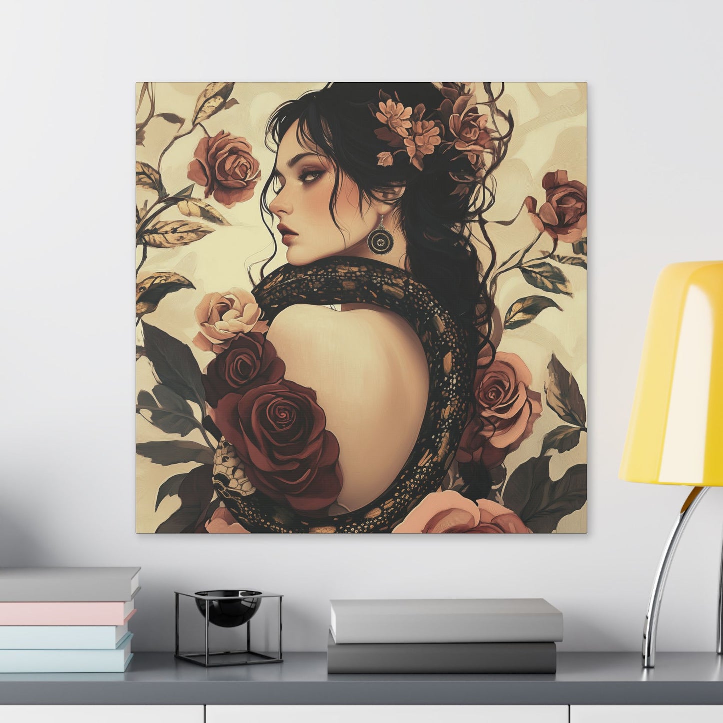 Never Look Back - Secret Garden Series - Fine Art Print on Canvas