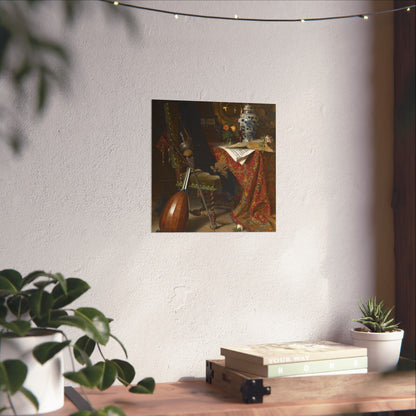 Elegant - Still Life Art - 17th Century Interior Painting - Fine Art Print - Gothic Art - Vintage Fine Art
