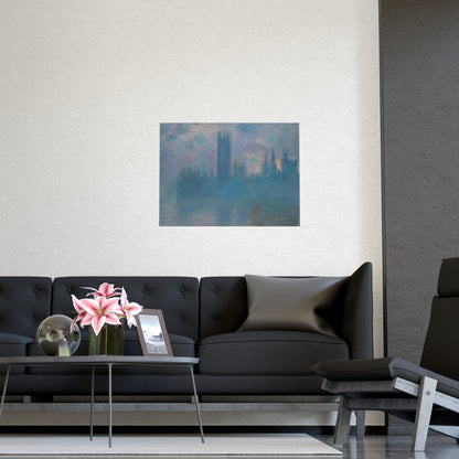 Houses of Parliament London - Monet Fine Art Poster