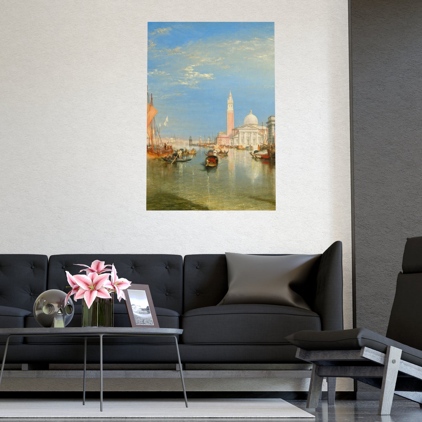 Venice Dogana and San Giorgio Maggiore - Turner Fine Art Poster