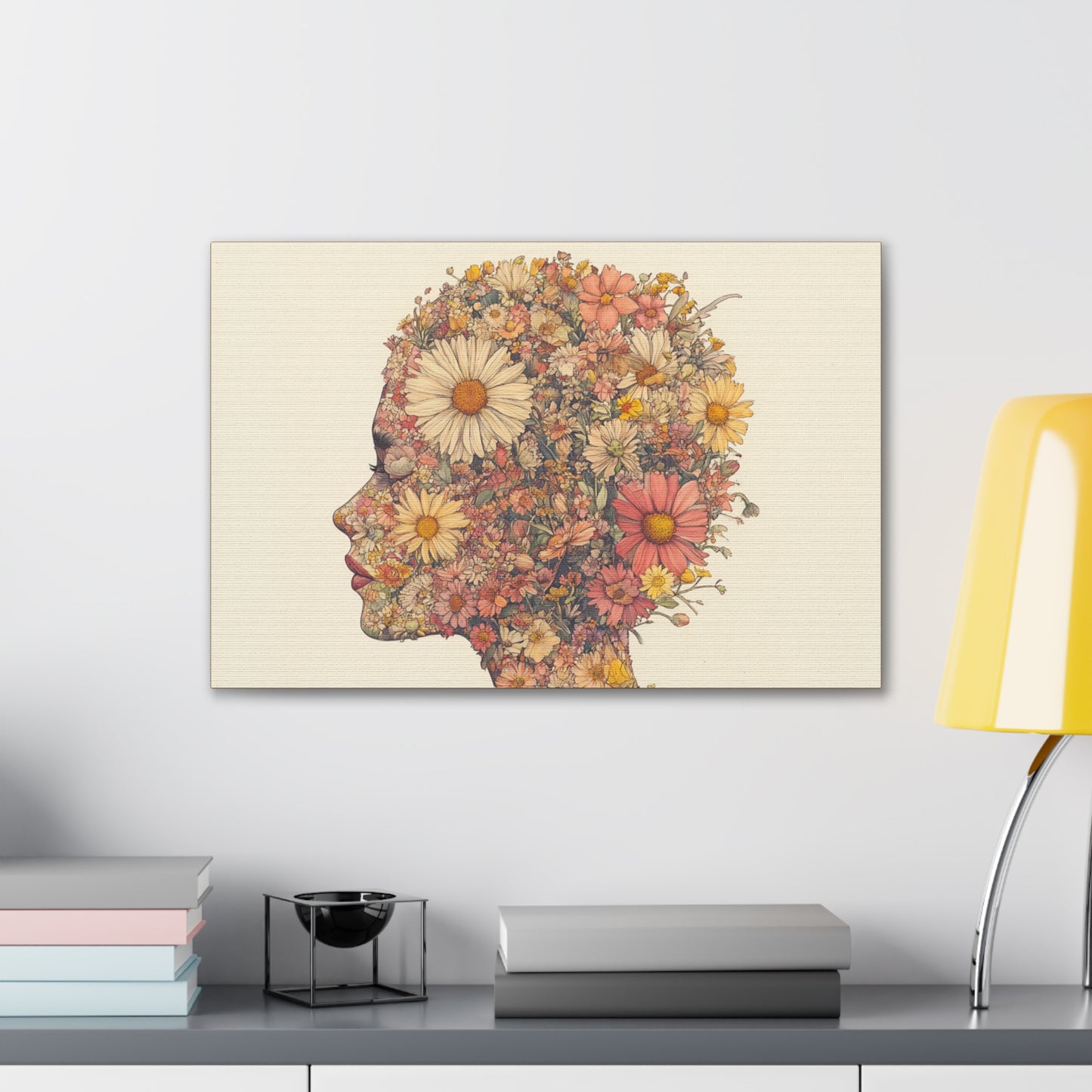 And So She Grew on Canvas