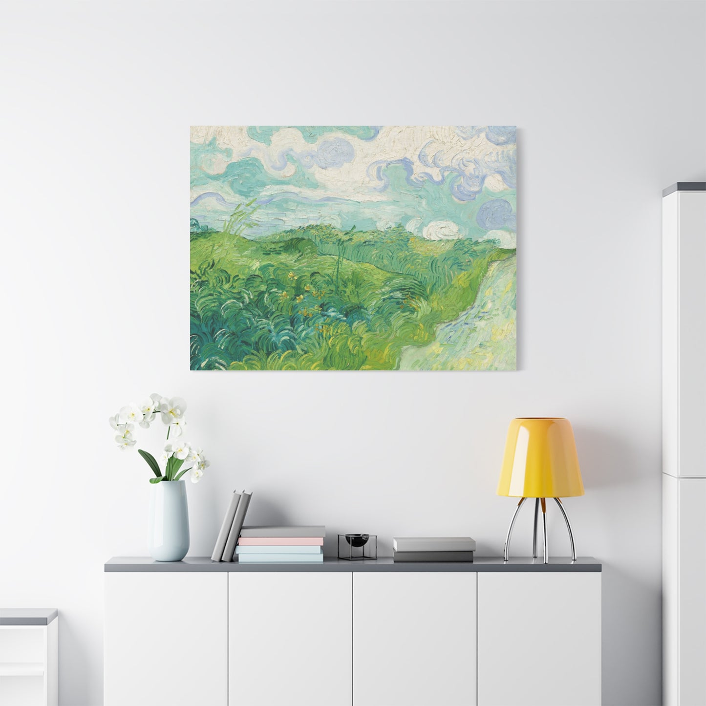 Vincent van Gogh - Green Wheat Fields Fine Art Canvas Print