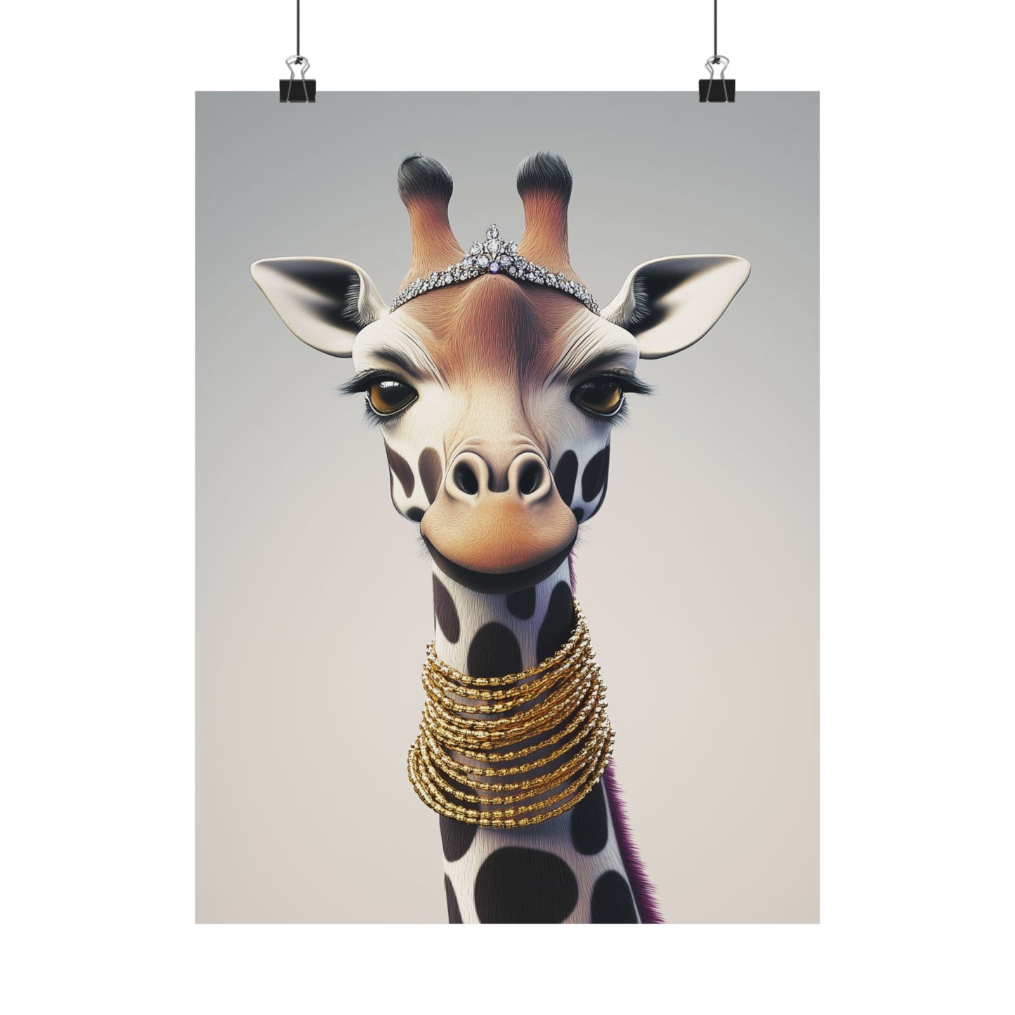 Adventure Awaits - His & Hers Giraffe Fine Art Prints (A) - Whimsical Animals - Home Décor - Wedding Gift