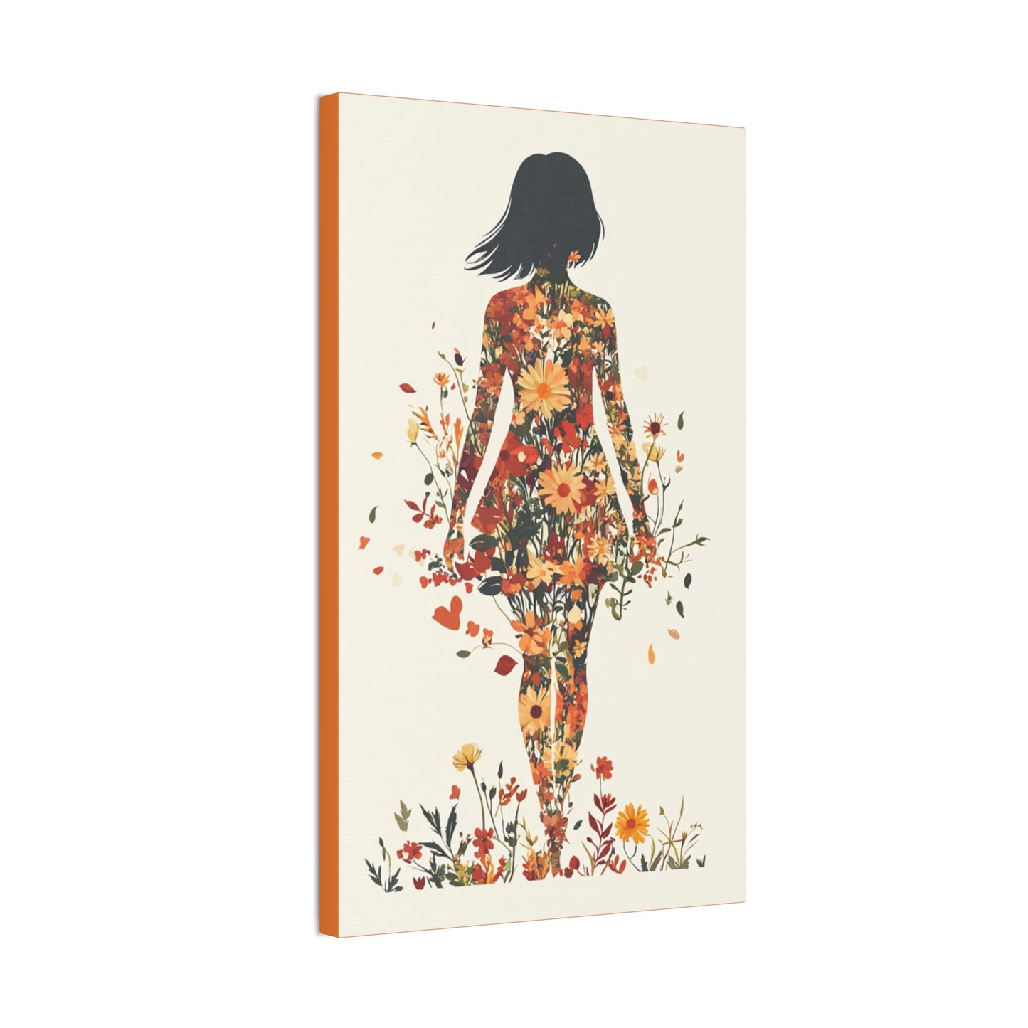 You Belong Among the Wildflowers  - Flower Girl - Print on Canvas