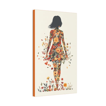 You Belong Among the Wildflowers  - Flower Girl - Print on Canvas