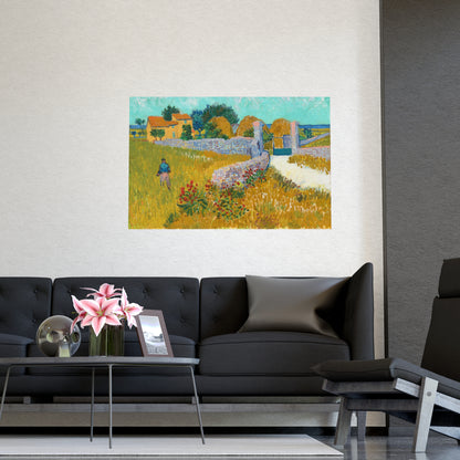 Farmhouse in Provence - Van Gogh Fine Art Poster