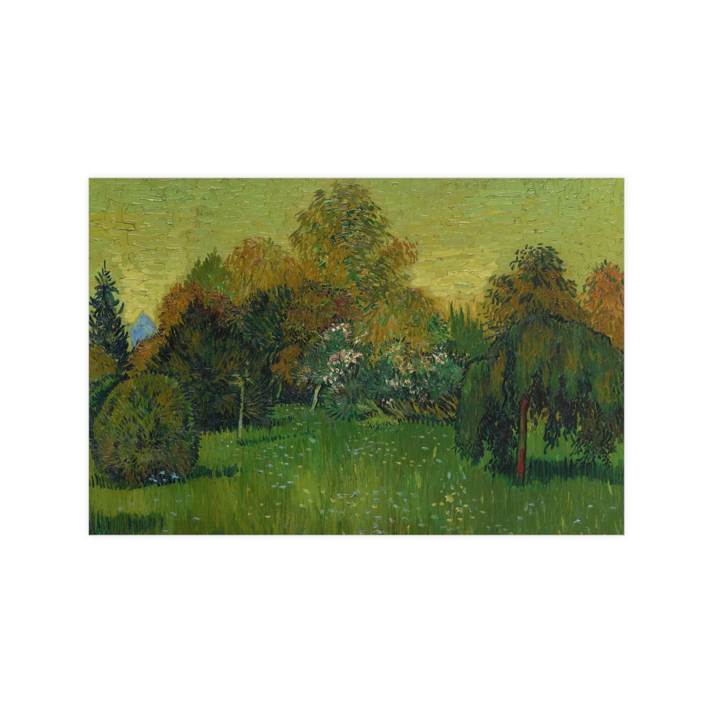 The Poet's Garden - Van Gogh Fine Art Poster