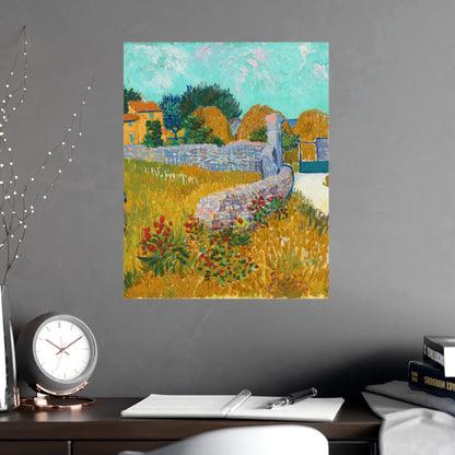 Farmhouse in Provence - Van Gogh Fine Art Poster