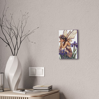 Iris You Were Here - Flowers & Fairies Collection - Fine Art Print on Canvas