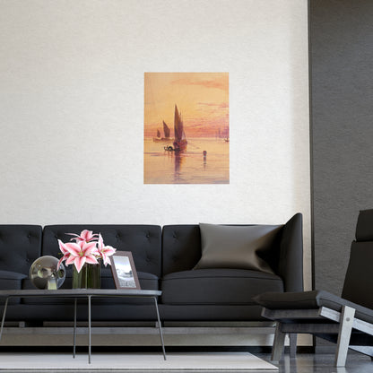 Santa Maria della Salute Venice at Sunset - Fine Art Poster