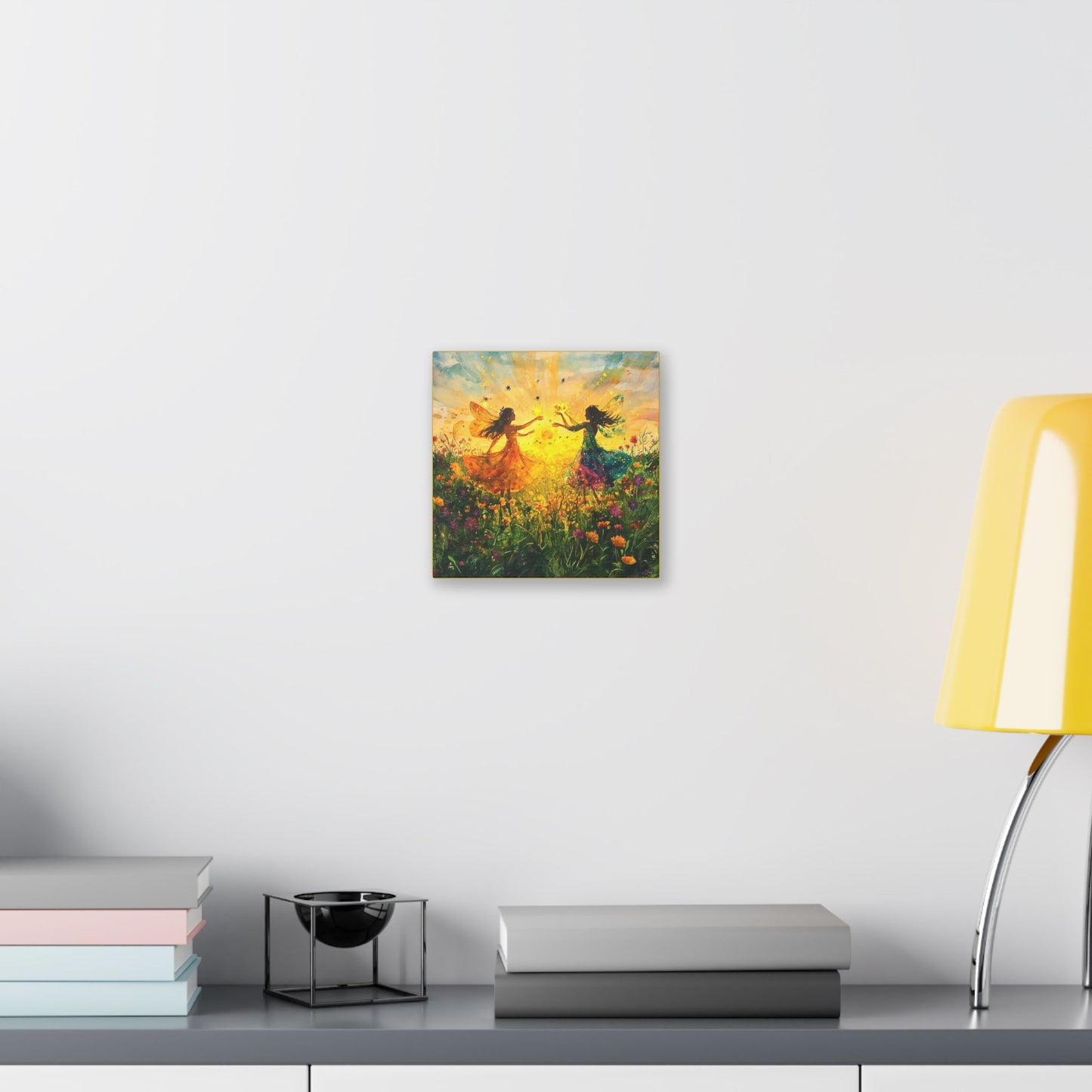 Waking the Sun - Fairies & Flowers Collection - Wall Art - on Canvas