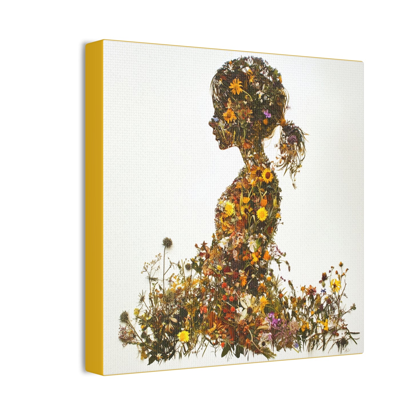 Summers Gone By - Wildflowers Fine Art Print on Canvas