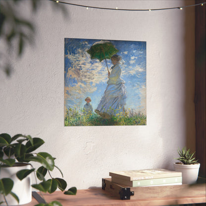 Claude Monet - Woman with a Parasol Fine Art Print