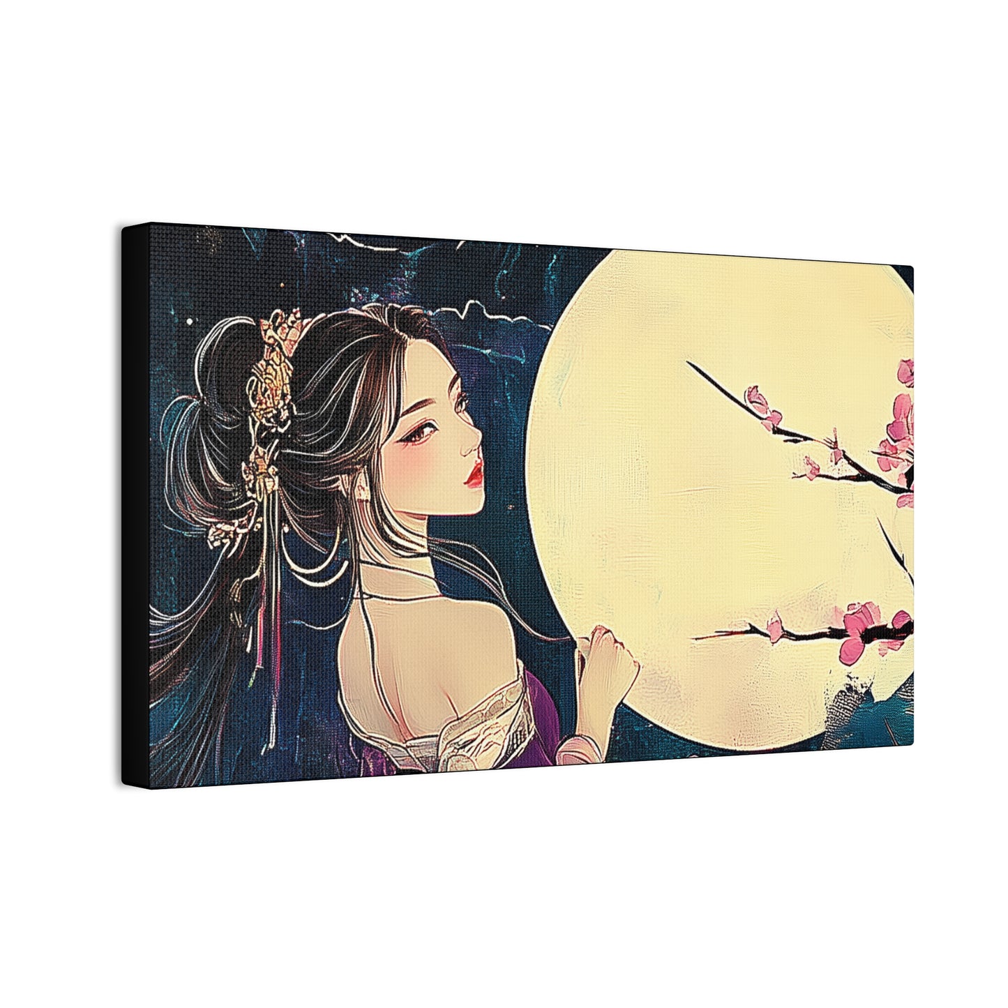 Thinking of You in the Moonlight - Fine Art Print - Wall Art on Canvas