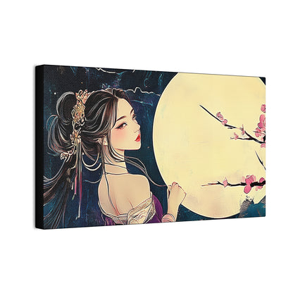 Thinking of You in the Moonlight - Fine Art Print - Wall Art on Canvas