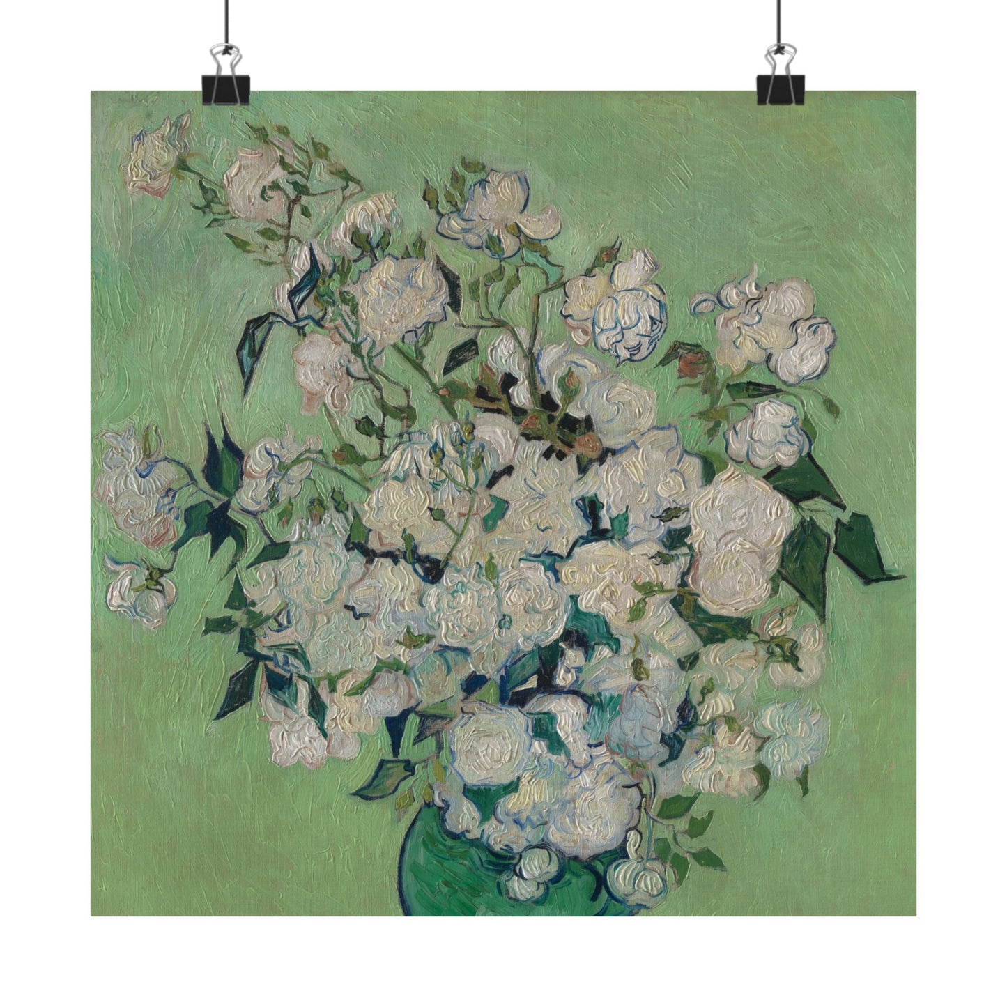 Van Gogh- Fine Art Prints - Reproduction - Flowers in a Vase - Floral Vertical Poster - Artistic Home Décor for Nature Lovers