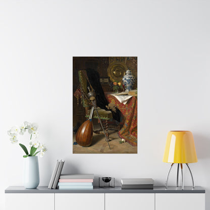 Elegant - Still Life Art - 17th Century Interior Painting - Fine Art Print - Gothic Art - Vintage Fine Art