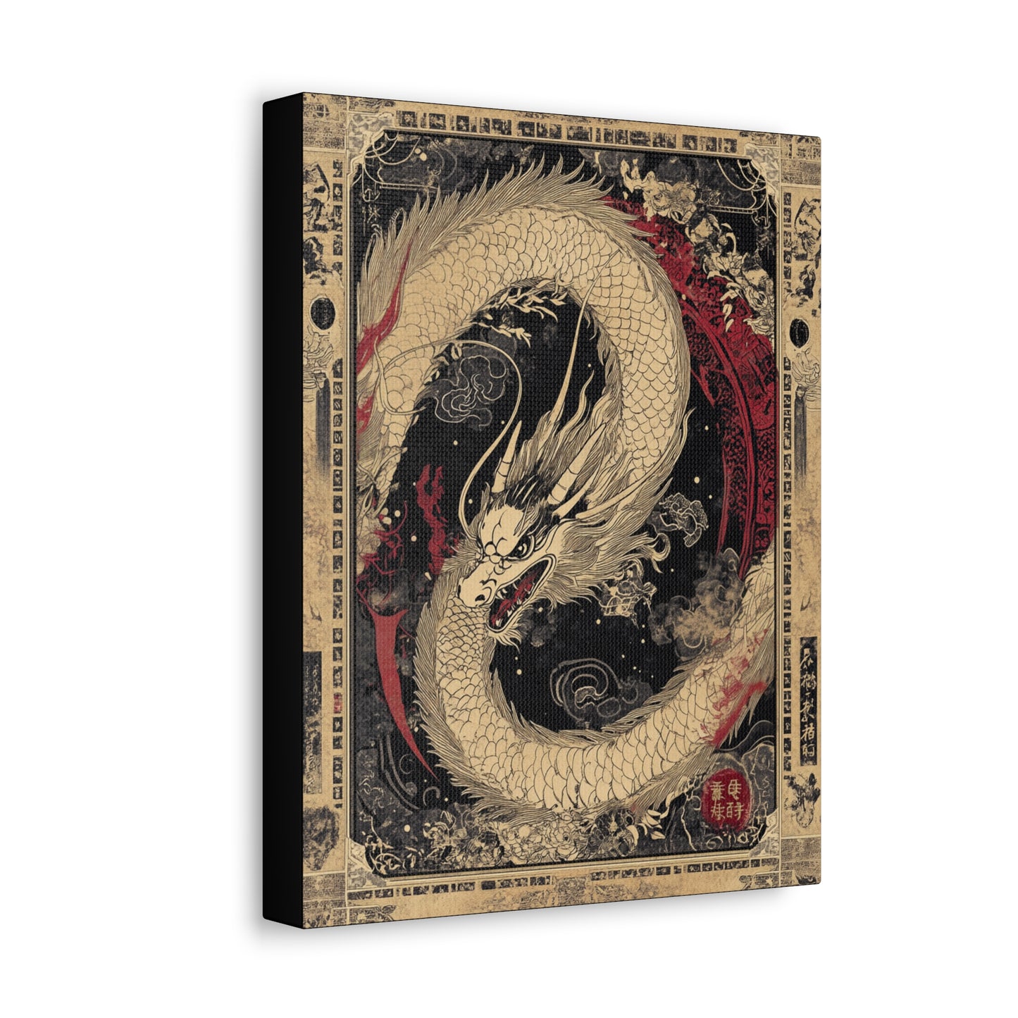 Can't Fight Fate - Dragon Collection -  Fine Art Print on Canvas