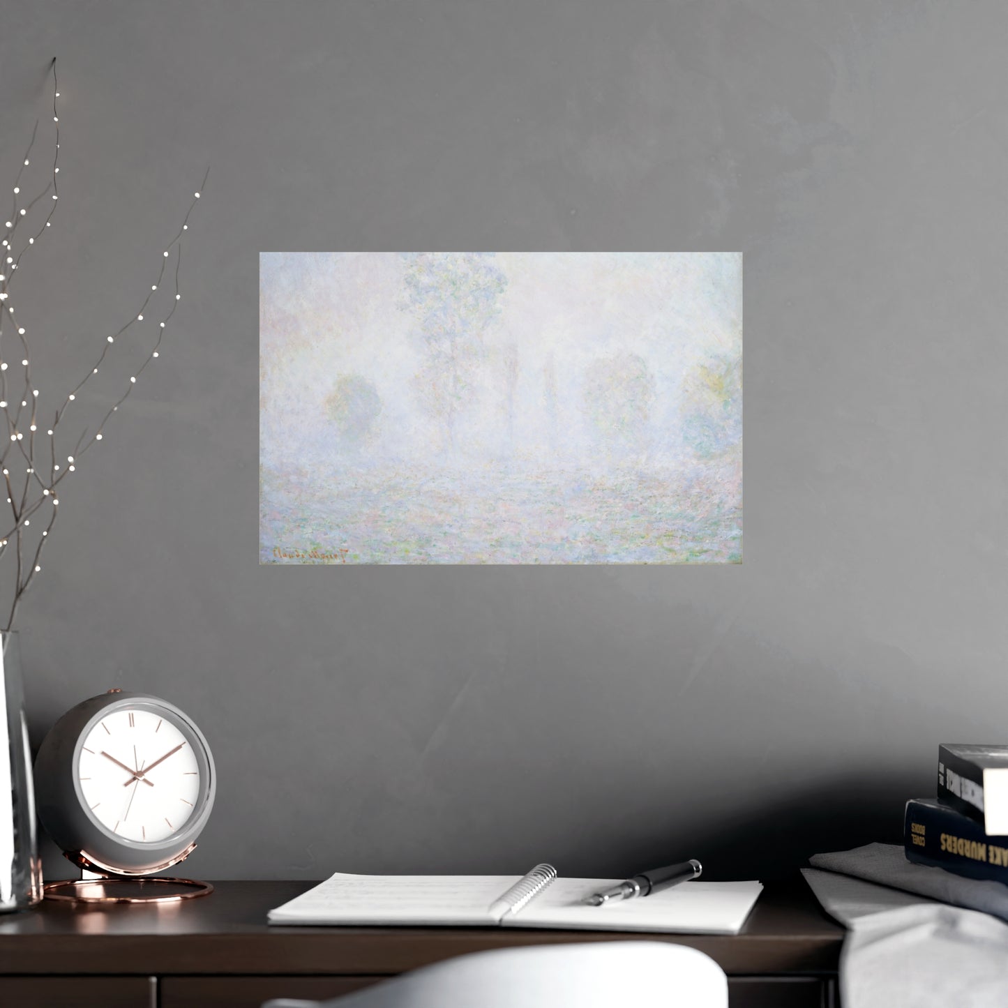 Morning Haze - Monet - Masterworks - Atmospheric Landscape Fine Art Poster