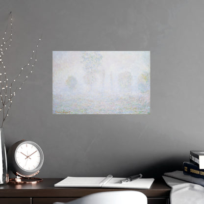 Morning Haze - Monet - Masterworks - Atmospheric Landscape Fine Art Poster