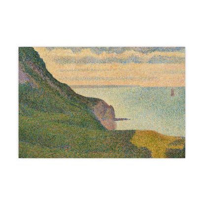 Seascape at Port-en-Bessin Normandy - Seurat Fine Art Poster