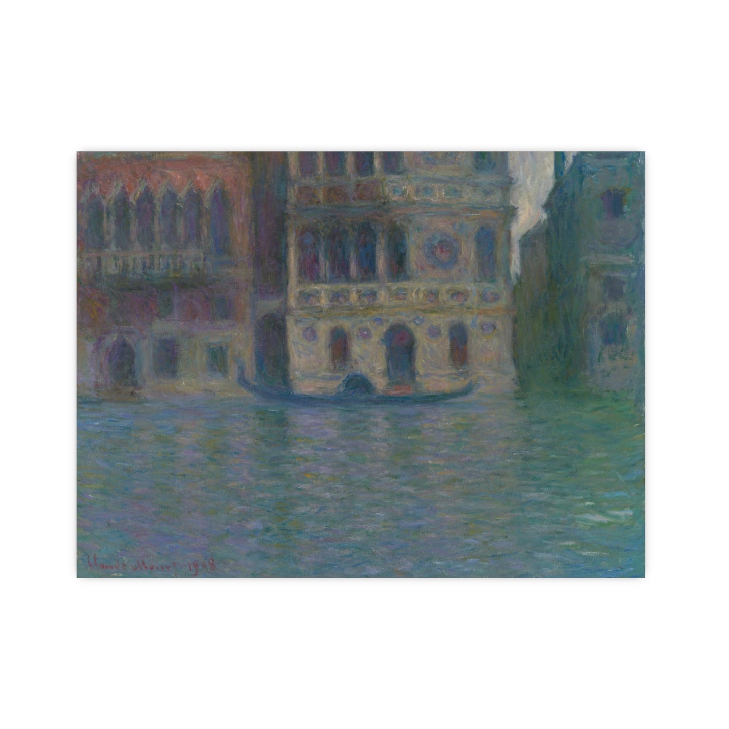 Venice Palazzo Dario - Monet Fine Art Poster