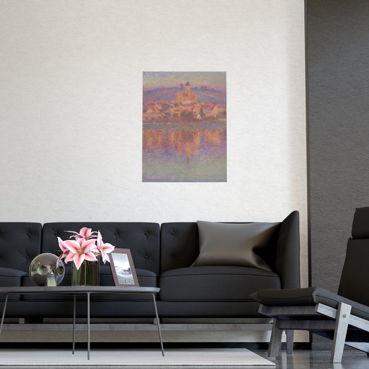 Vetheuil - Monet Village Landscape Fine Art Poster