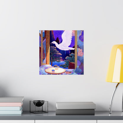 Into the Mystic Dove Messenger Fine Art Print