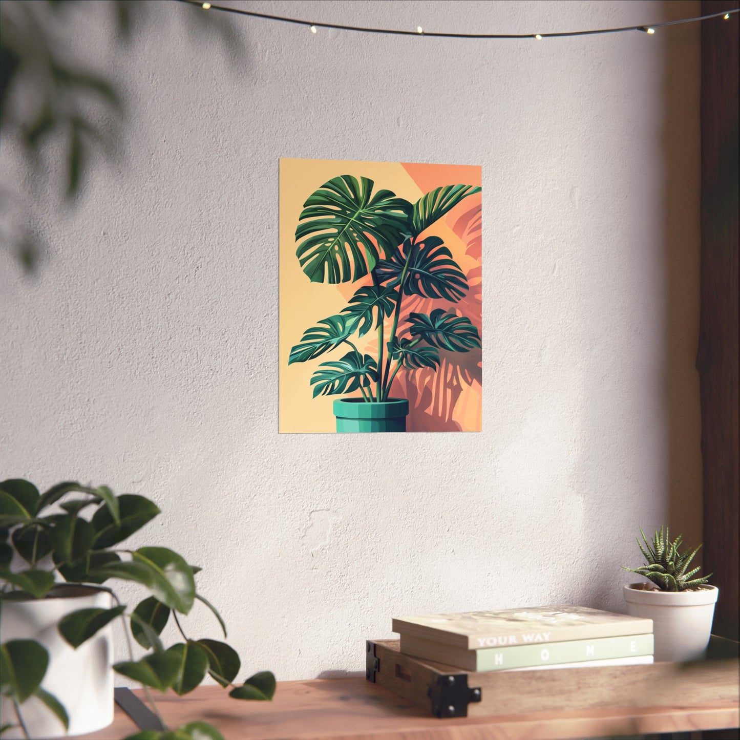 Tropical Monstera Botanical Fine Art Print