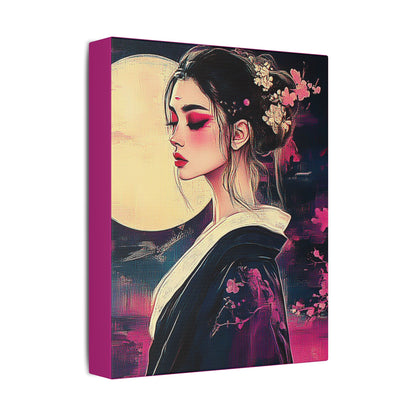 Magenta Moon - Fine Art Print on Canvas