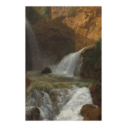 Waterfalls at Tivoli - Italian Landscape Fine Art Poster